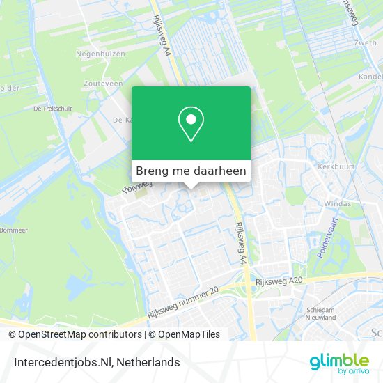 Intercedentjobs.Nl kaart