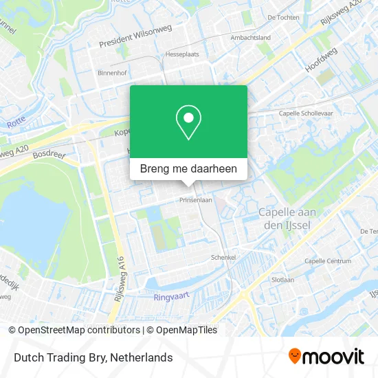 Dutch Trading Bry kaart