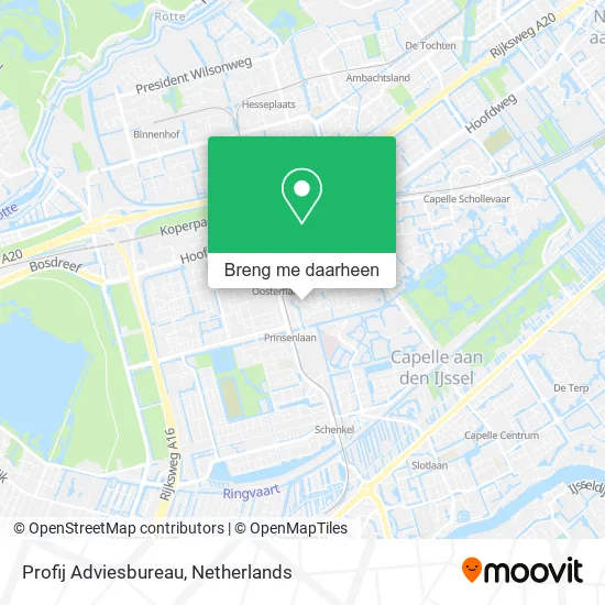 Profij Adviesbureau kaart