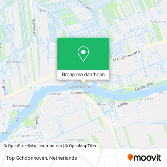 Top Schoonhoven kaart