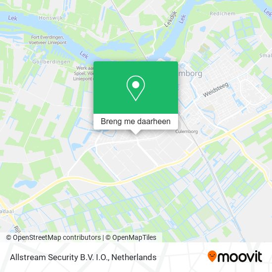 Allstream Security B.V. I.O. kaart