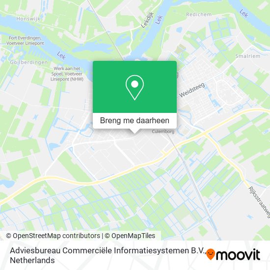 Adviesbureau Commerciële Informatiesystemen B.V. kaart