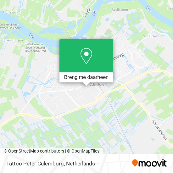 Tattoo Peter Culemborg kaart