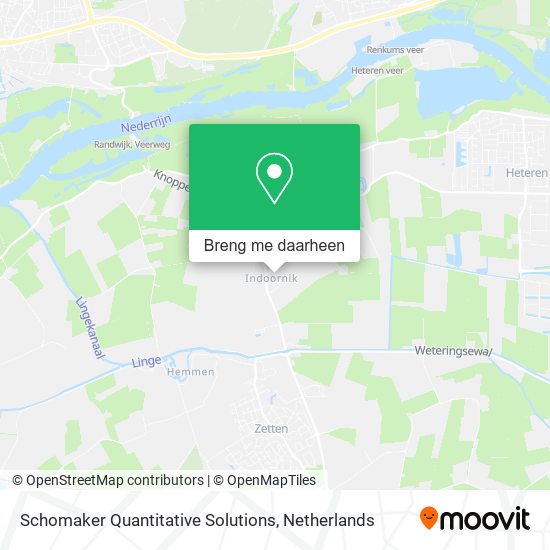 Schomaker Quantitative Solutions kaart