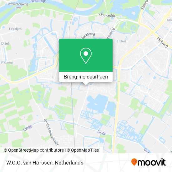 W.G.G. van Horssen kaart
