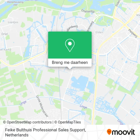 Feike Bulthuis Professional Sales Support kaart