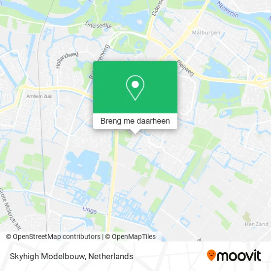 Skyhigh Modelbouw kaart