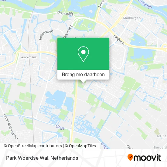 Park Woerdse Wal kaart