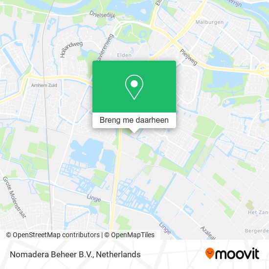 Nomadera Beheer B.V. kaart