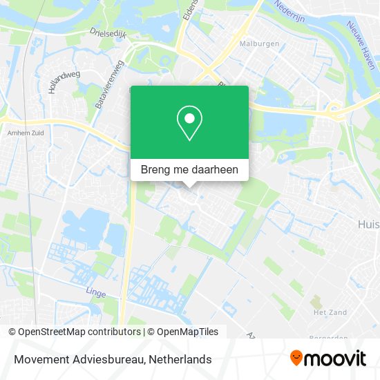 Movement Adviesbureau kaart