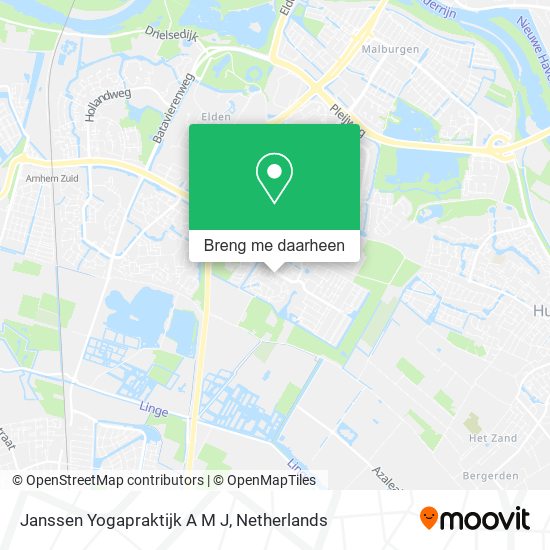 Janssen Yogapraktijk A M J kaart