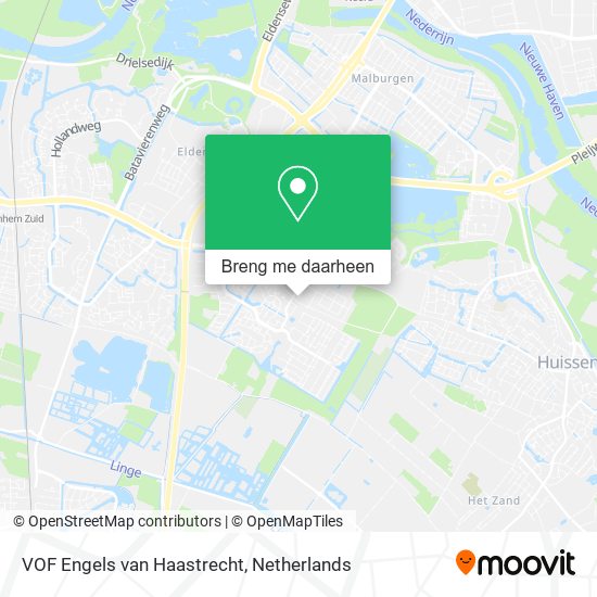 VOF Engels van Haastrecht kaart
