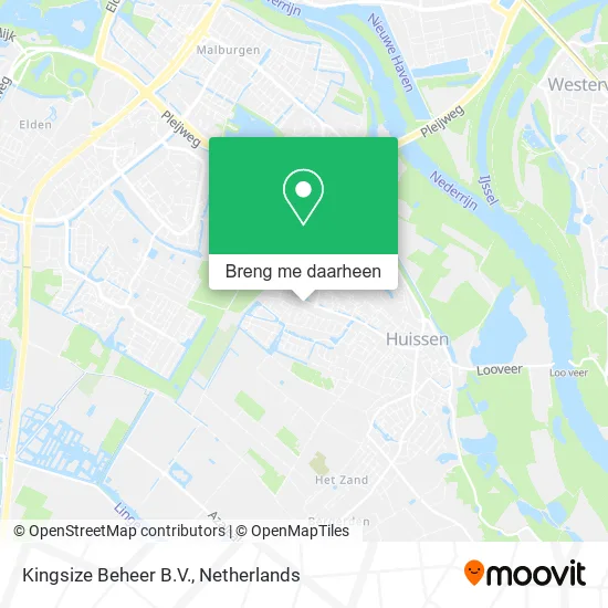 Kingsize Beheer B.V. kaart