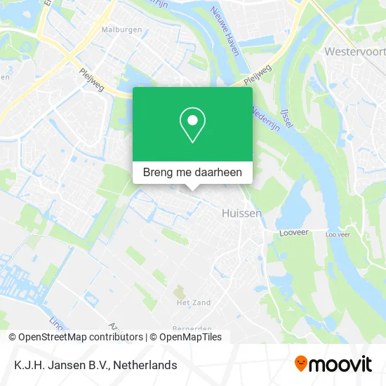 K.J.H. Jansen B.V. kaart