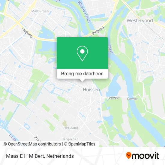 Maas E H M Bert kaart
