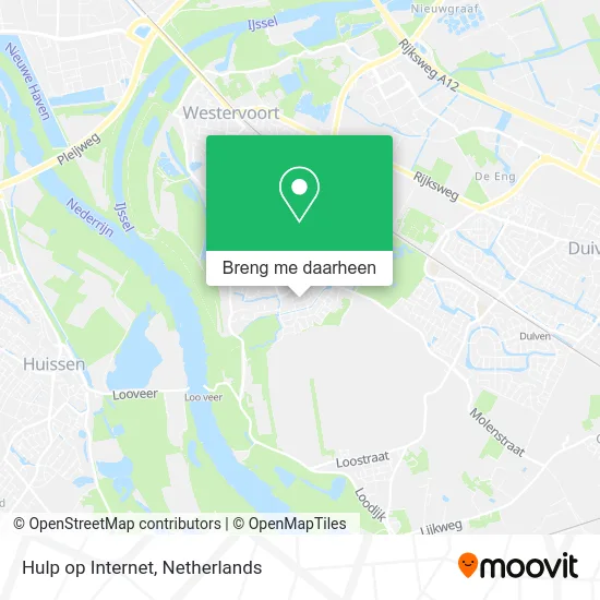 Hulp op Internet kaart