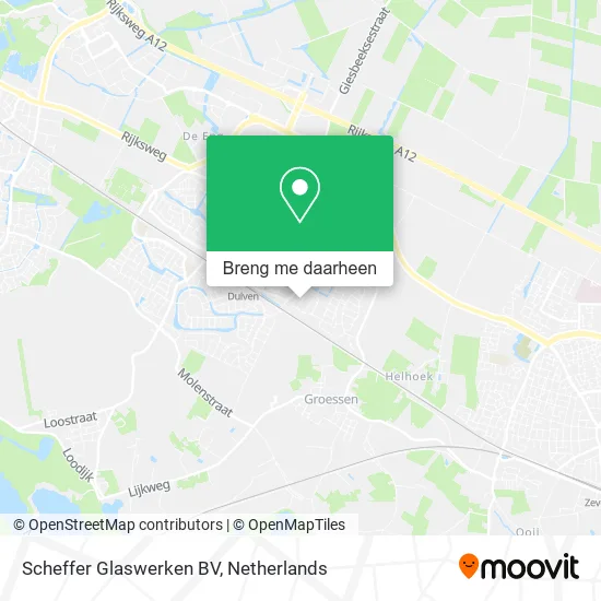 Scheffer Glaswerken BV kaart