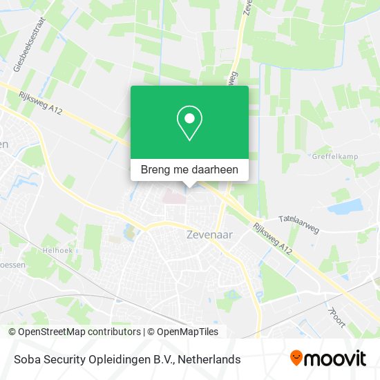 Soba Security Opleidingen B.V. kaart