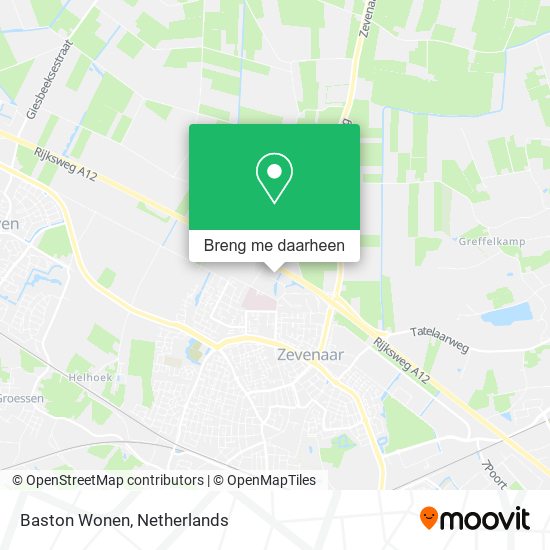 Baston Wonen kaart