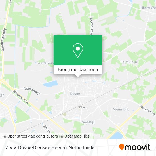 Z.V.V. Dovos-Dieckse Heeren kaart