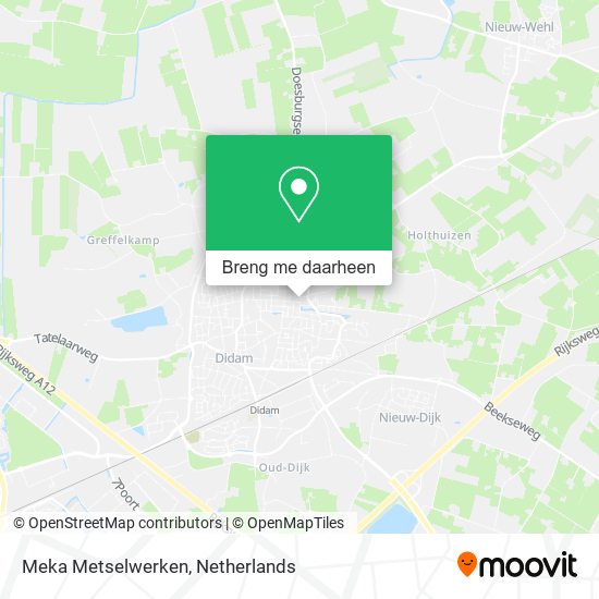 Meka Metselwerken kaart