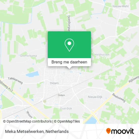 Meka Metselwerken kaart