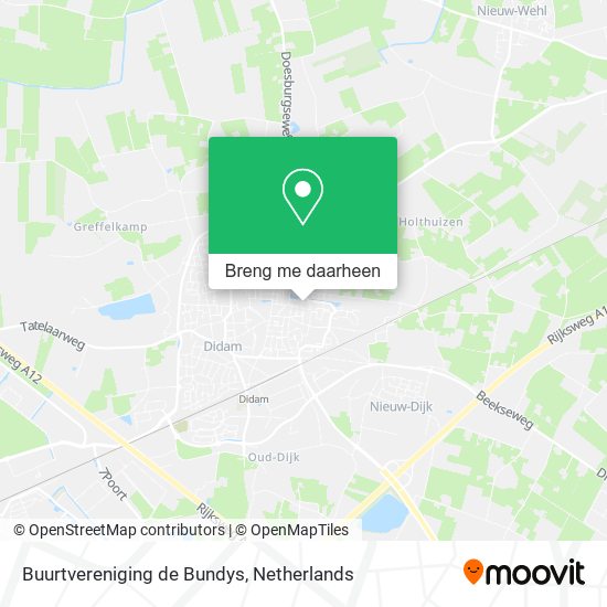 Buurtvereniging de Bundys kaart