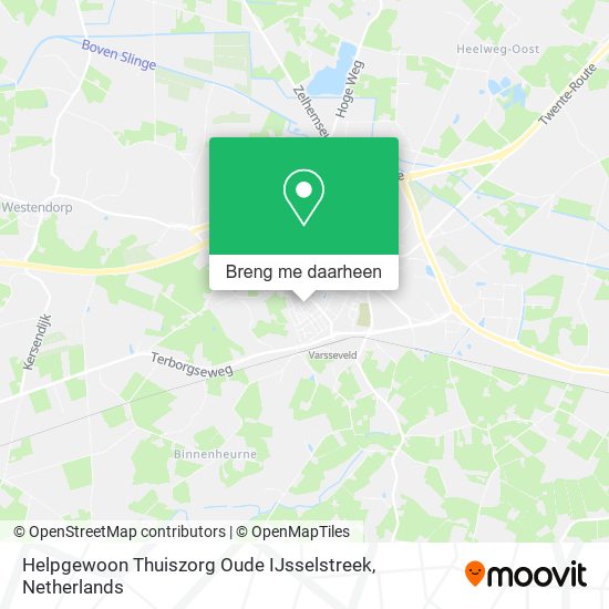 Helpgewoon Thuiszorg Oude IJsselstreek kaart