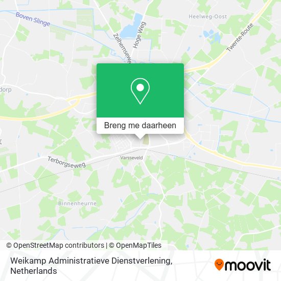 Weikamp Administratieve Dienstverlening kaart