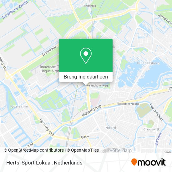 Herts' Sport Lokaal kaart