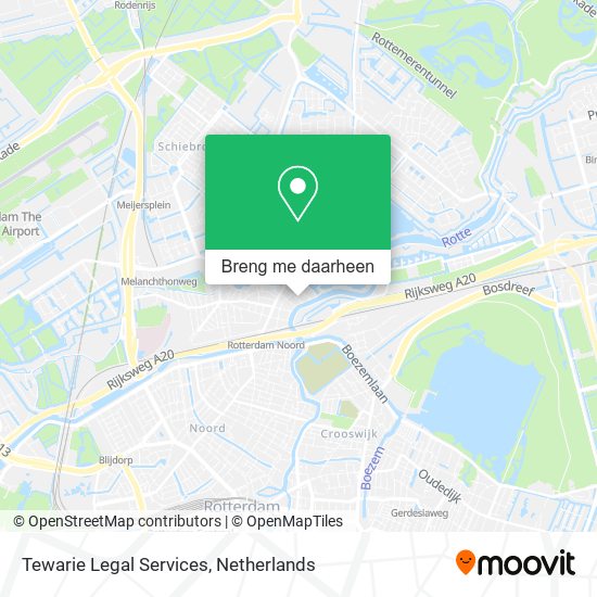 Tewarie Legal Services kaart