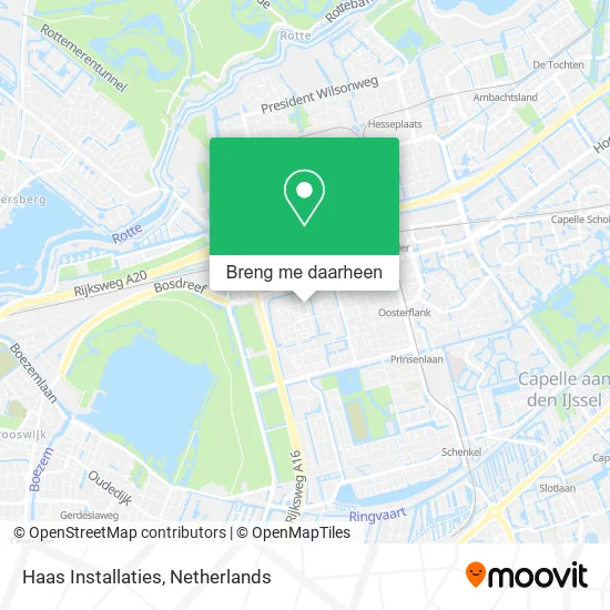 Haas Installaties kaart