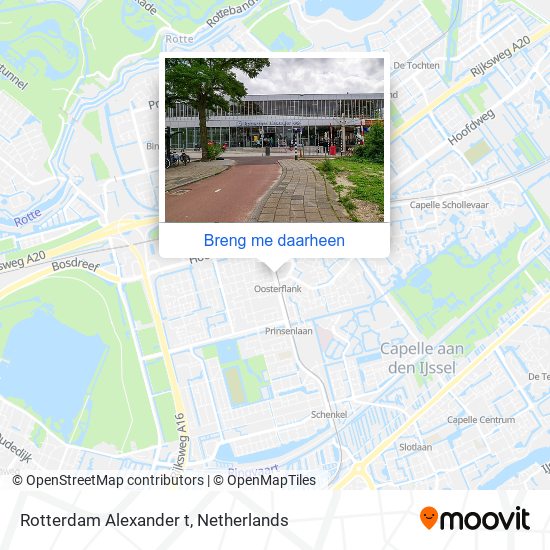 Rotterdam Alexander t kaart