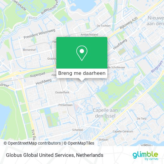 Globus Global United Services kaart