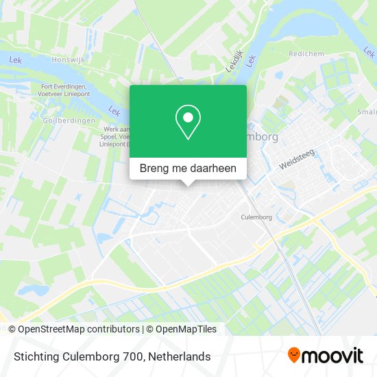 Stichting Culemborg 700 kaart