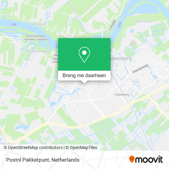 Postnl Pakketpunt kaart