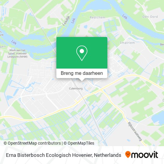 Erna Bisterbosch Ecologisch Hovenier kaart