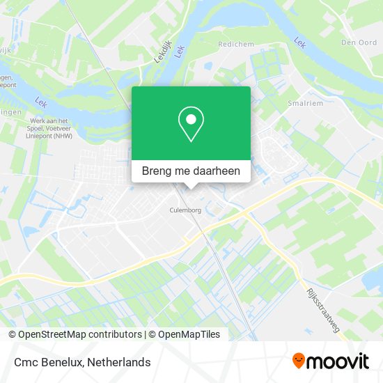 Cmc Benelux kaart