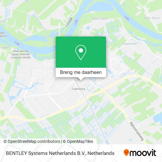 BENTLEY Systems Netherlands B.V. kaart