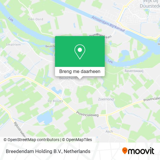 Breedendam Holding B.V. kaart