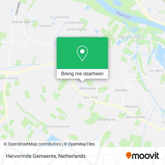 Hervormde Gemeente kaart