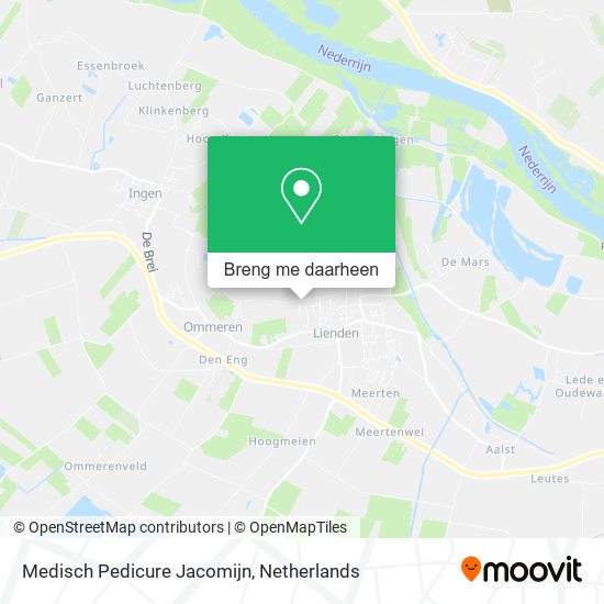 Medisch Pedicure Jacomijn kaart