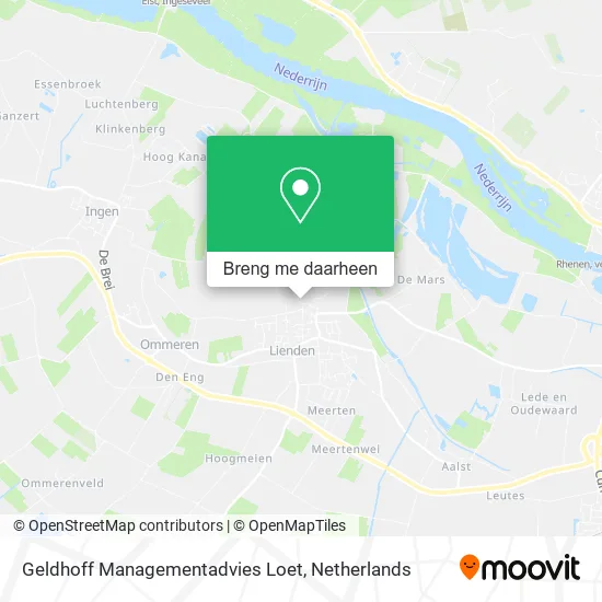 Geldhoff Managementadvies Loet kaart