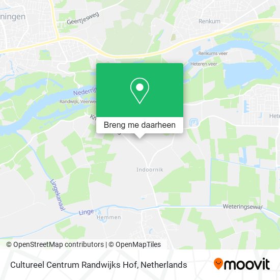Cultureel Centrum Randwijks Hof kaart