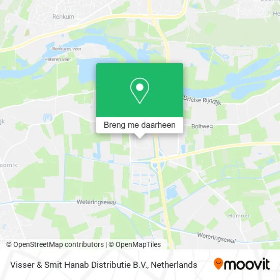 Visser & Smit Hanab Distributie B.V. kaart