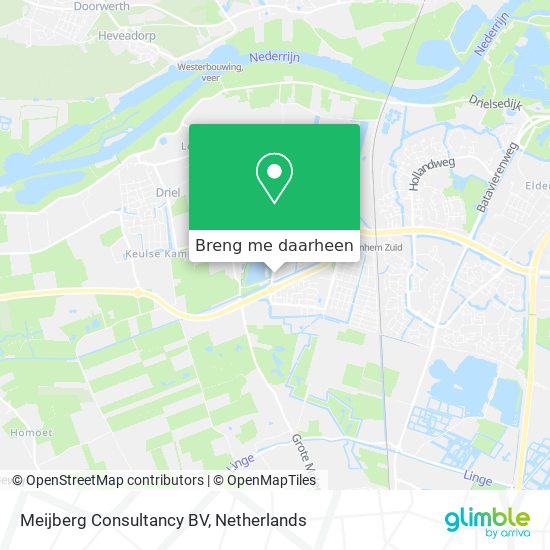Meijberg Consultancy BV kaart