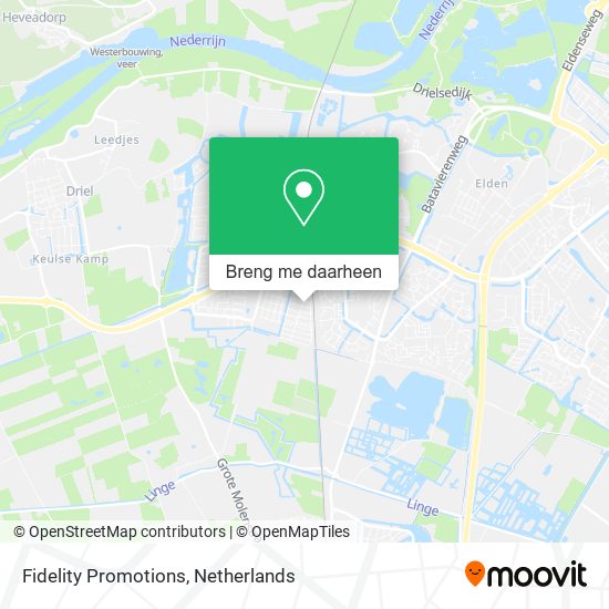 Fidelity Promotions kaart