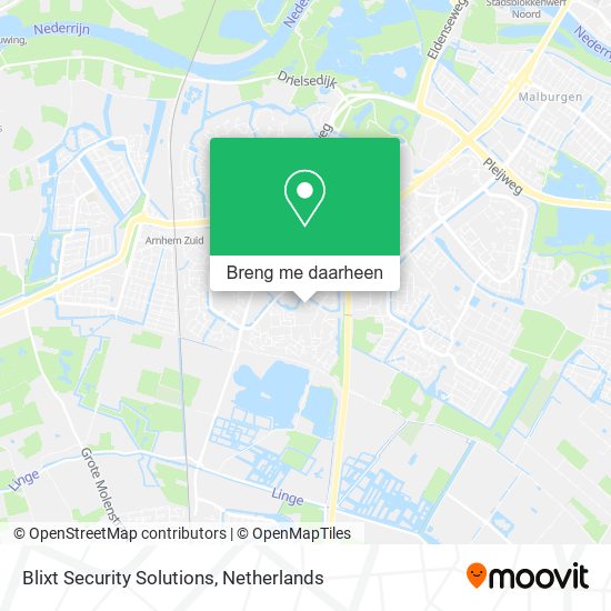 Blixt Security Solutions kaart