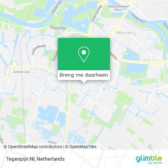 Tegenpijn.Nl kaart