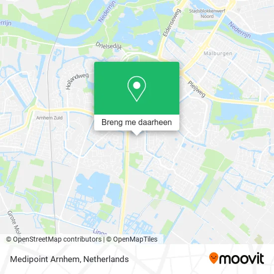 Medipoint Arnhem kaart